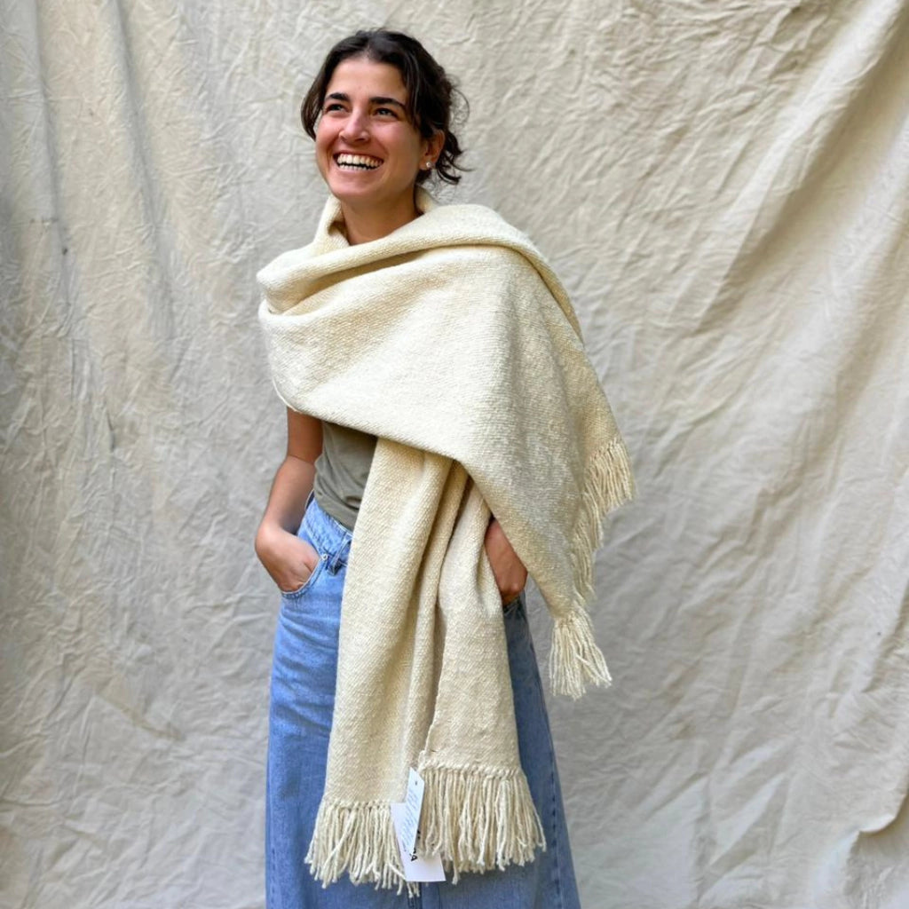 Mantón Tero – Natural (Crudo)