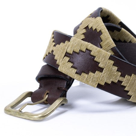 Cow leather belt - Pampa pattern