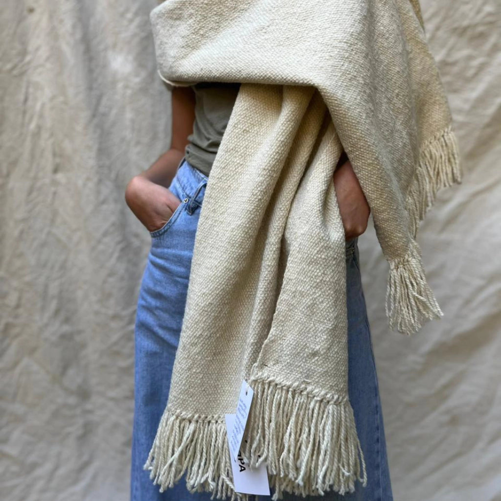 Mantón Tero – Natural (Crudo)