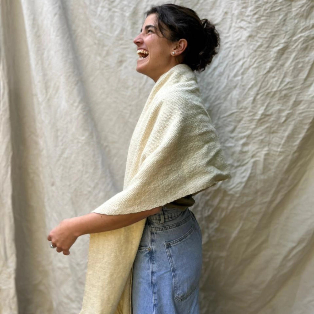 Mantón Tero – Natural (Crudo)